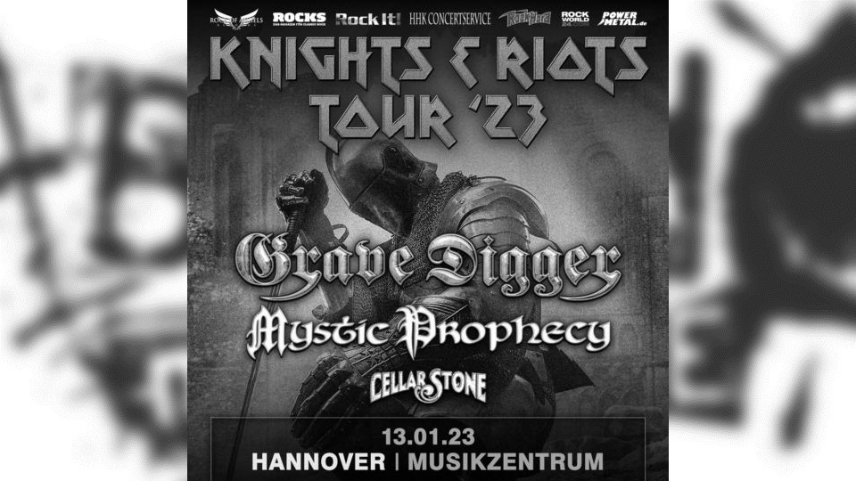 Live report: Grave Digger, Mystic Prophecy & Cellar Stone @ MusikZentrum, Hannover, Germany, 13.01.2023