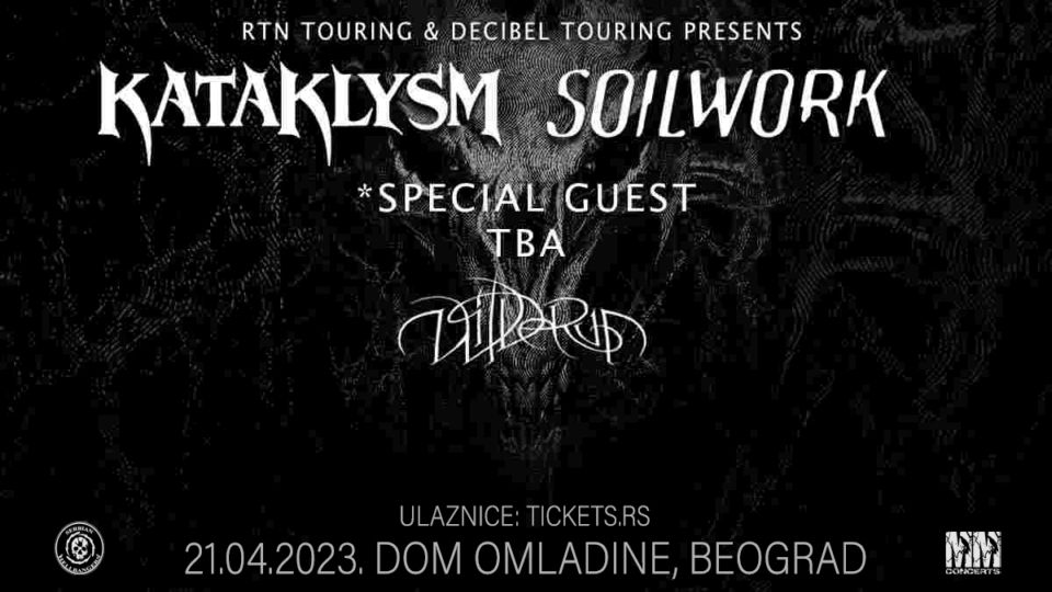 Live report: Kataklysm, Soilwork, Dom Omladine, Belgrade, Serbia, April 21st, 2023