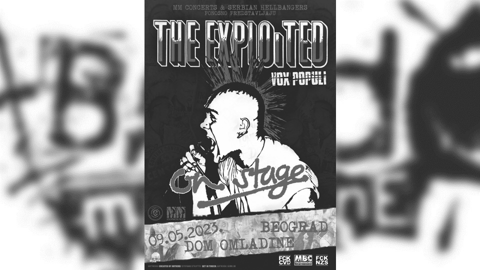 Live report: The Exploited & Vox Populi @ Dom omladine Beograda – May 9th, 2023