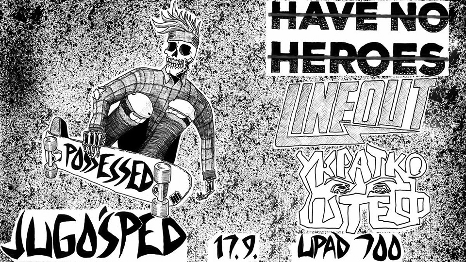 [SERBIAN] Live report: Have No Heroes & LineOut, Укратко Штеф @ Jugošped, Belgrade – September 17th, 2023