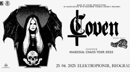 Live report: Coven & Saturday Night Satan @ Elektropionir, Belgrade – April 25th, 2025