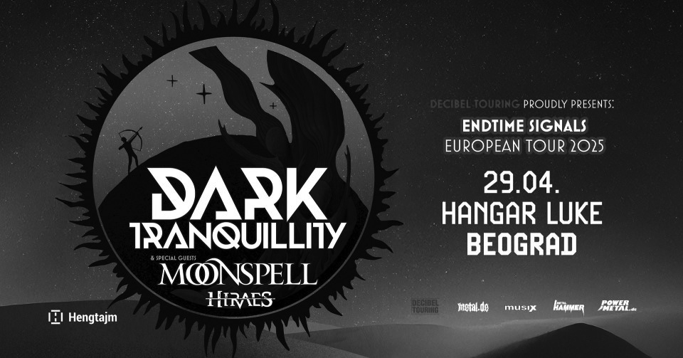 Live report: Dark Tranquillity & Moonspell, Hiraes @ Hangar, Belgrade – April 29th, 2025
