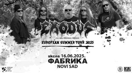 Live report: Exodus @ SKCNS Fabrika, Novi Sad – June 16th, 2025