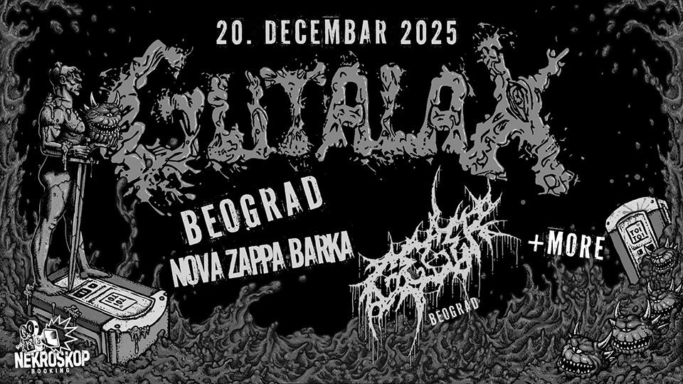 Excrement influenced gore ‘n’ roll sensation Gutalax set for Belgrade show in December