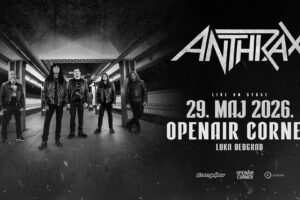 New York thrash icons Anthrax live in Belgrade this May