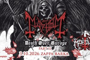 Black metal night with Mayhem and Marduk in October